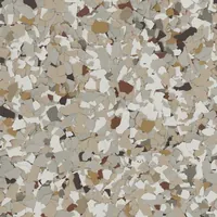 Creekbed flake color sample, mixed stone tones