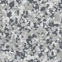 Gravel flake color sample, gray and white