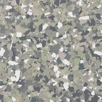 Thyme flake color sample, sage green, gray, taupe and white